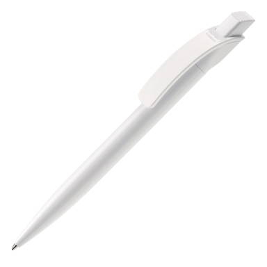Toppoint Cube hardcolour balpen - Wit / Wit