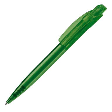 Toppoint Cube transparant balpen - Transparant / Groen