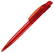 Toppoint Cube transparant balpen - Transparant / Rood