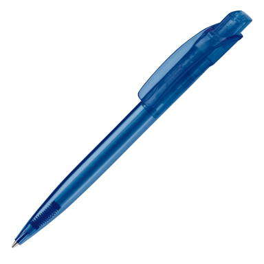 Toppoint Cube transparant balpen - Transparant / Blauw