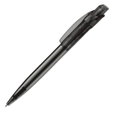 Toppoint Cube transparant balpen - Transparant / Zwart