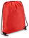 210D polyester rugzakje - Rood