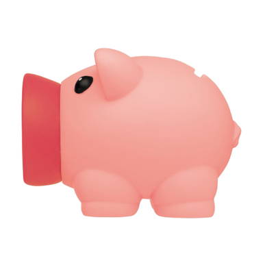 Petit cochon tirelire en plastique - Rose