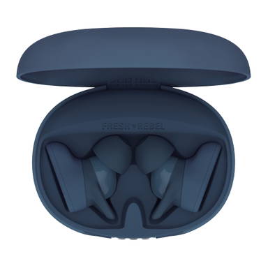 Fresh 'n Rebel True Wireless sports earbuds - Donkerblauw