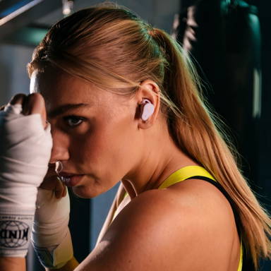 Fresh 'n Rebel True Wireless sports earbuds - Pastel rose