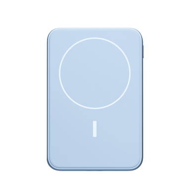 Fresh 'n Rebel Geschikt voor MagSafe Powerbank Wireless 5000mAh - Pastel blauw