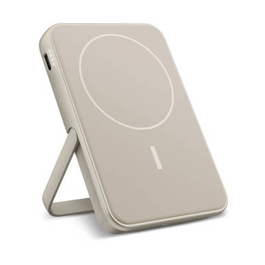 Fresh 'n Rebel Geschikt voor MagSafe Powerbank Wireless 5000mAh - Beige