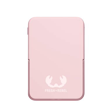 Fresh 'n Rebel Geschikt voor MagSafe Powerbank Wireless 5000mAh - Pastel rose