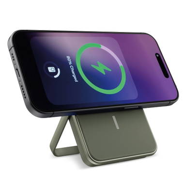 Fresh 'n Rebel Geschikt voor MagSafe Powerbank Wireless 5000mAh - Dried Green
