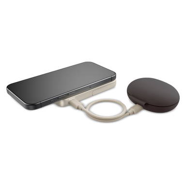 Fresh 'n Rebel Geschikt voor MagSafe Powerbank Wireless 5000mAh - Beige