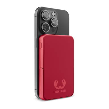 Fresh 'n Rebel Geschikt voor MagSafe Powerbank Wireless 5000mAh - Rood