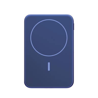 Fresh 'n Rebel Geschikt voor MagSafe Powerbank Wireless 5000mAh - Blauw