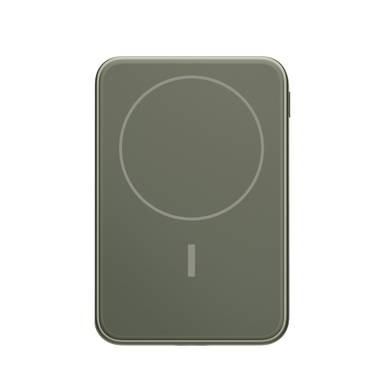 Fresh 'n Rebel Geschikt voor MagSafe Powerbank Wireless 5000mAh - Dried Green