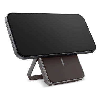 Fresh 'n Rebel Geschikt voor MagSafe Powerbank Wireless 5000mAh - Donker gun metal