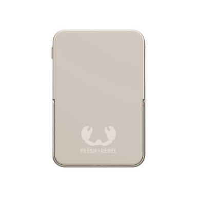 Fresh 'n Rebel Geschikt voor MagSafe Powerbank Wireless 5000mAh - Beige