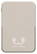 Fresh 'n Rebel Geschikt voor MagSafe Powerbank Wireless 5000mAh - Beige