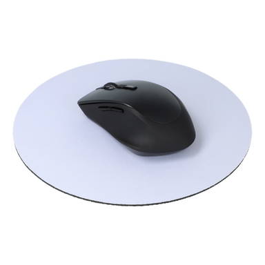 Tapis de souris rond flexible 20 cm - Blanc