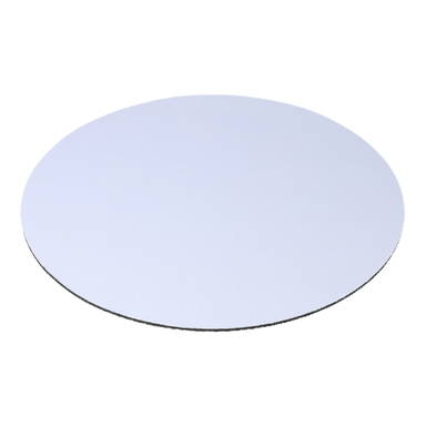 Tapis de souris rond flexible 20 cm - Blanc