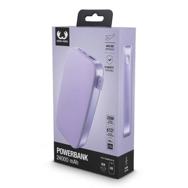 Fresh 'n Rebel USB-C Powerbank 24000mAh - Lila