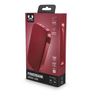 Fresh 'n Rebel USB-C Powerbank 24000mAh - Rood
