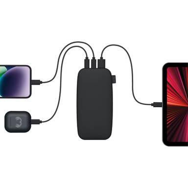 Fresh 'n Rebel USB-C Powerbank 24000mAh - Dark gun metal