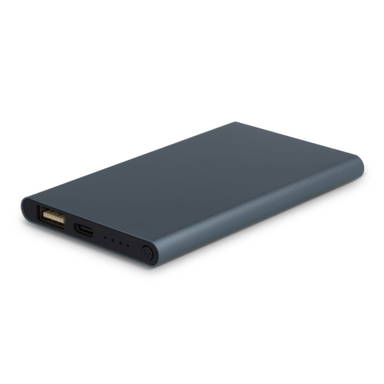 Powerbank USB-C 4.000 mAh R-AL  - Donker gun metal