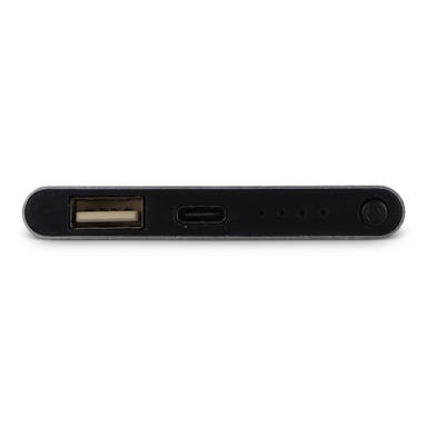 Powerbank USB-C 4.000 mAh R-AL  - Donker gun metal