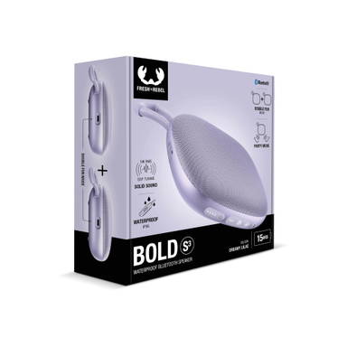 Fresh 'n Rebel Bold S3 Water-Resistant Bluetooth Speaker - Lilac