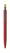 Aeterna balpen met gerecycled aluminium - Red