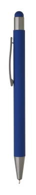 Aurora touch soft touch Metall Kugelschreiber - Blau