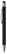 Aurora touch soft touch metal balpen - Black
