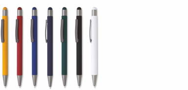 Aurora touch soft touch Metall Kugelschreiber - Gelb