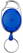 Sleutelhanger en rollerclip - Blauw