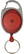 Sleutelhanger en rollerclip - Rood