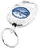 Sleutelhanger en rollerclip - Wit