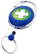 Sleutelhanger en rollerclip - Blauw