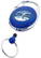 Sleutelhanger en rollerclip - Blauw