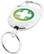 Sleutelhanger en rollerclip - Wit