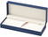 Waterman Hémisphère steel balpen (blauwe inkt) - Zilver/goud