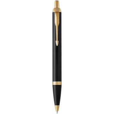 Parker IM Klassik Kugelschreiber (blaue Tinte) - Schwarz/Gold
