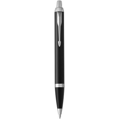 Parker IM Klassik Kugelschreiber (blaue Tinte) - Schwarz/Chrom