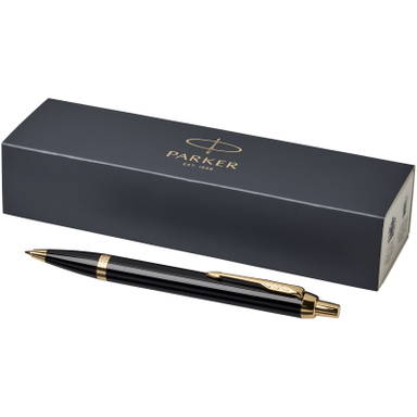 Parker IM Klassik Kugelschreiber (blaue Tinte) - Schwarz/Gold