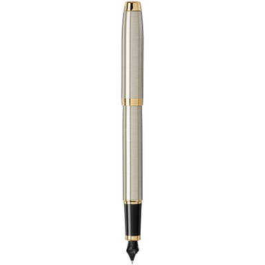 Parker IM Klassik Füllfederhalter (blaue Tinte) - Metall