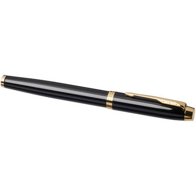 Parker IM Klassik Füllfederhalter (blaue Tinte) - Schwarz/Gold