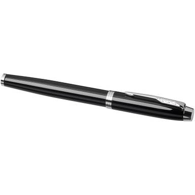 Parker IM Klassik Füllfederhalter (blaue Tinte) - Schwarz/Chrom