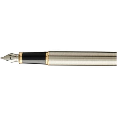 Parker IM Klassik Füllfederhalter (blaue Tinte) - Metall