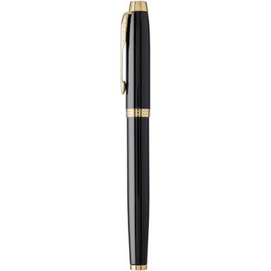 Parker IM Klassik Füllfederhalter (blaue Tinte) - Schwarz/Gold