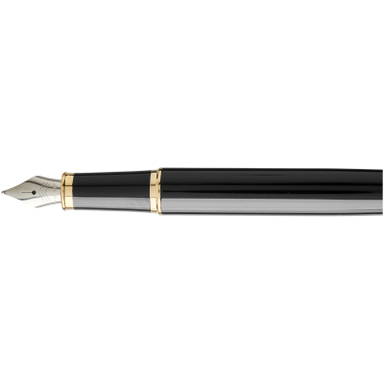 Parker IM Klassik Füllfederhalter (blaue Tinte) - Schwarz/Gold