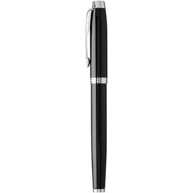 Parker IM Klassik Füllfederhalter (blaue Tinte) - Schwarz/Chrom