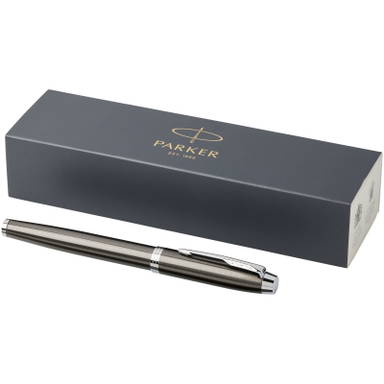 Parker IM Classic Tintenroller (schwarze Tinte) - Espressobraun/Schwarz